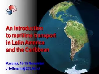 An Introduction to maritime transport in Latin America and the Caribbean