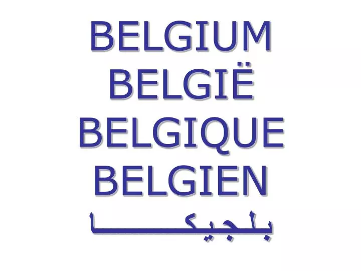 belgium belgi belgique belgien