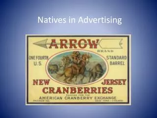 Natives in Advertising