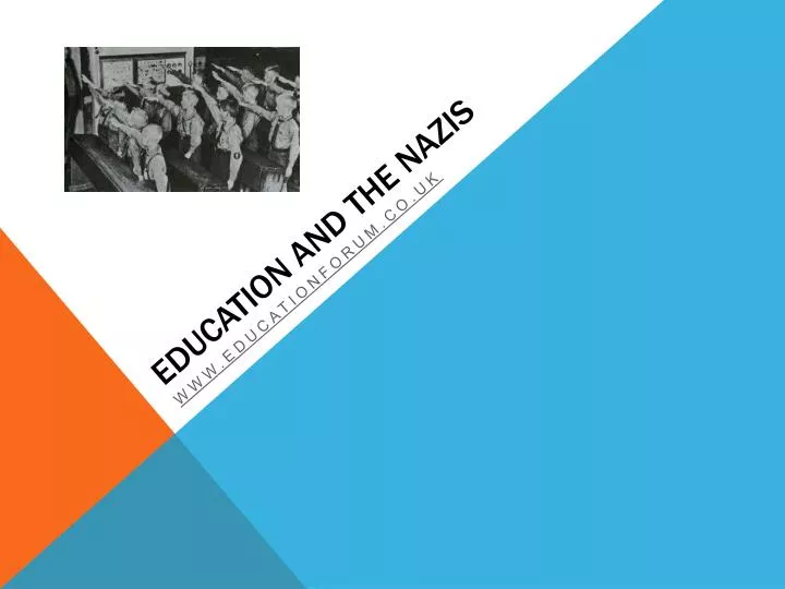 education and the nazis