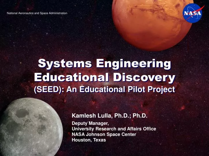 systems engineering educational discovery seed an educational pilot project