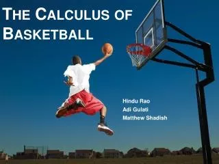 The Calculus of Basketball