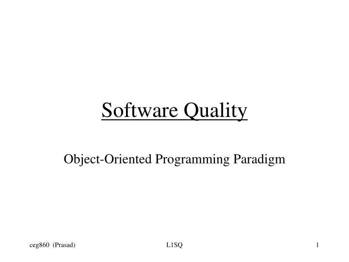 software quality