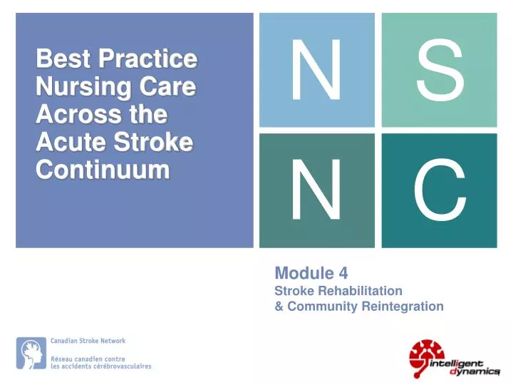 module 4 stroke rehabilitation community reintegration