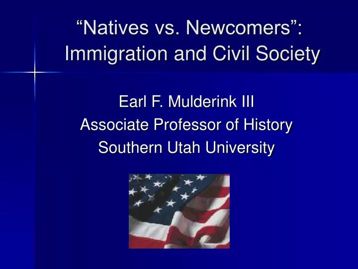 natives vs newcomers immigration and civil society