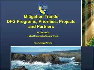 Mitigation Trends DFG Programs, Priorities, Projects and Partners