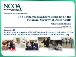 The Economic Downturn's Impact on the Financial Security of Older Adults