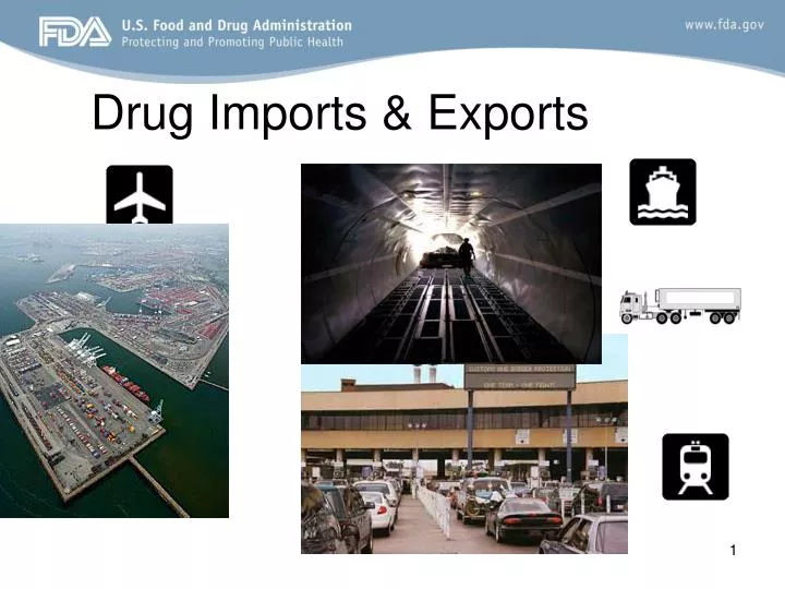 drug imports exports