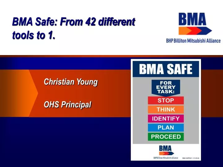 bma safe from 42 different tools to 1