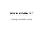 TIME MANAGEMENT - slide 1