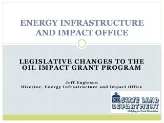 Energy Infrastructure and Impact Office