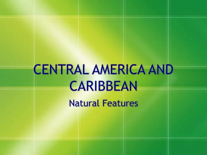 central america and caribbean