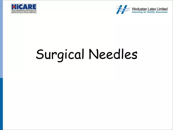 surgical needles