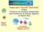 “ Associate Teacher Institute ” - slide 1