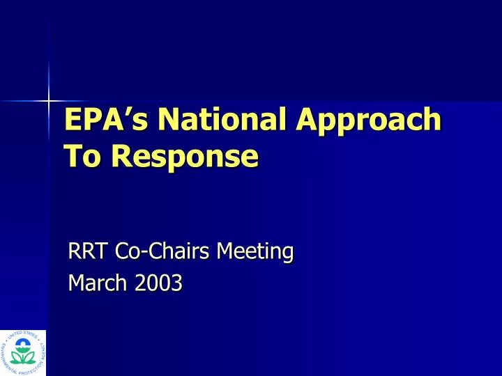 epa s national approach to response