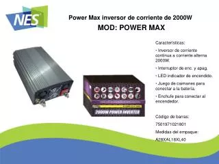 MOD: POWER MAX