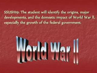 World War ll