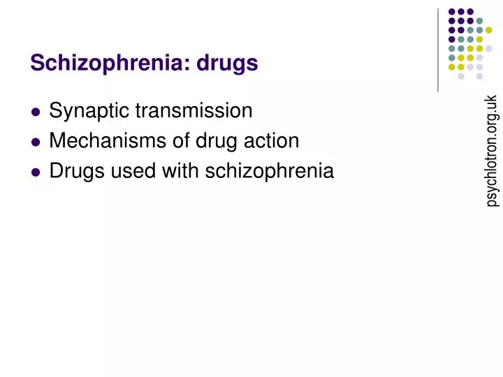 schizophrenia drugs