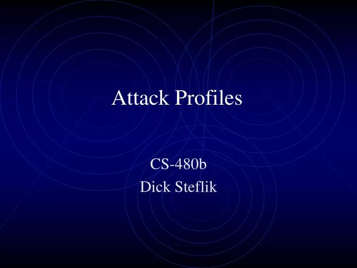 attack profiles