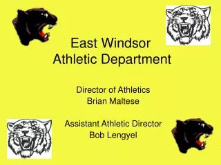 East Windsor Athletic Department