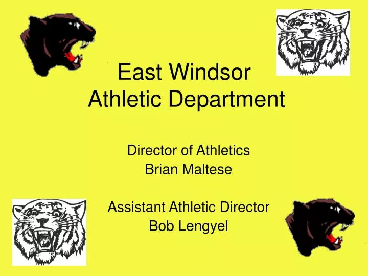 east windsor athletic department