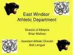 East Windsor Athletic Department - slide 1