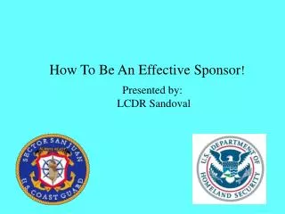 How To Be An Effective Sponsor !