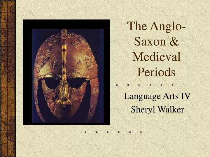 the anglo saxon medieval periods