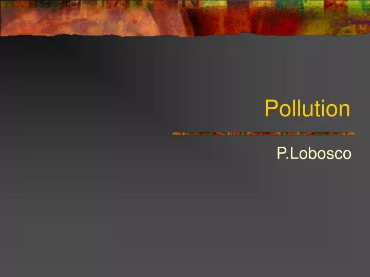 pollution