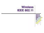 Wireless IEEE 802.11 - slide 1