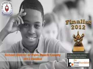 School District of Palm Beach County 2012 Finalist