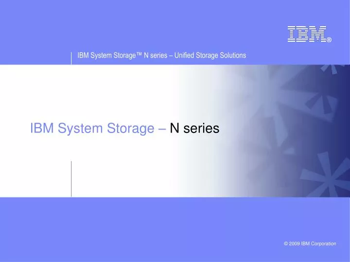 ibm system storage n series