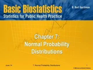 Chapter 7: Normal Probability Distributions