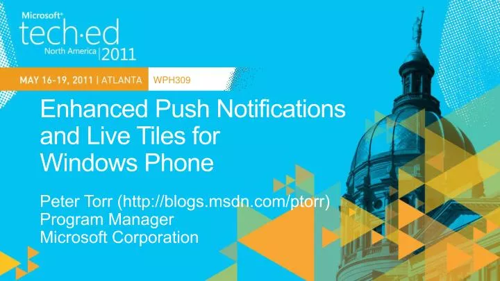 enhanced push notifications and live tiles for windows phone