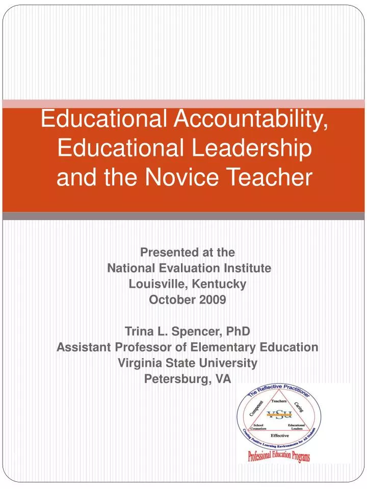educational accountability educational leadership and the novice teacher