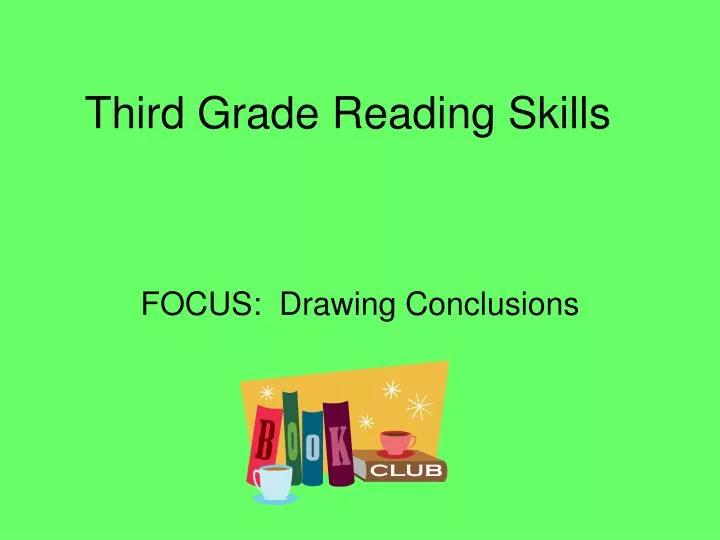 third grade reading skills