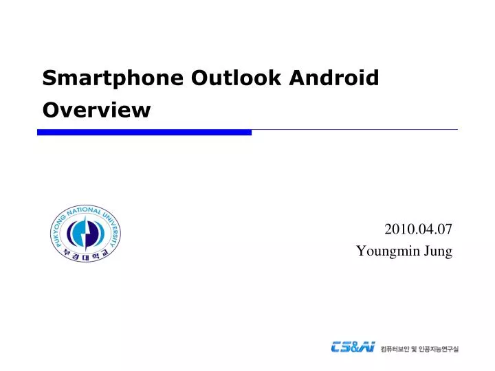 smartphone outlook android overview