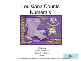 Louisiana Counts Numerals