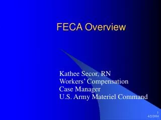 FECA Overview