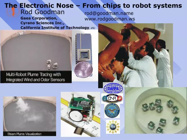 the electronic nose from chips to robot systems