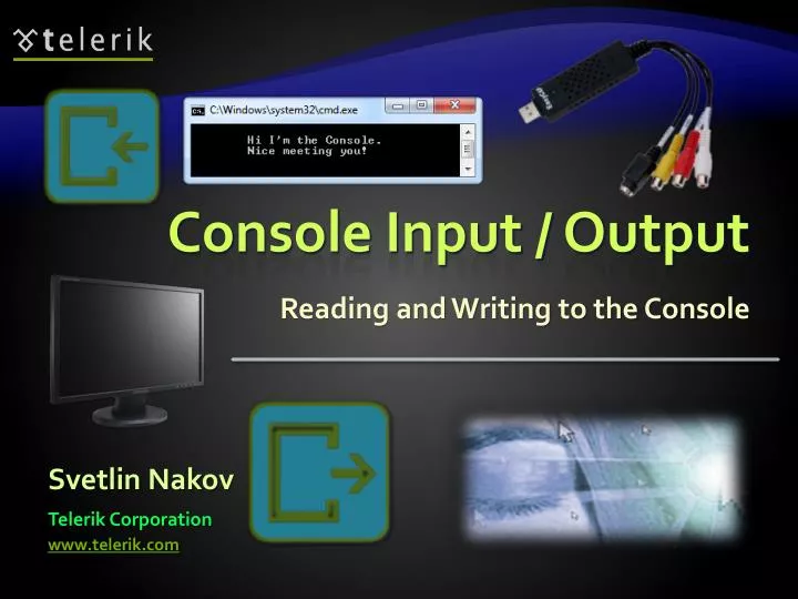 console input output