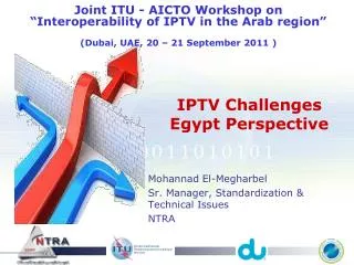 IPTV Challenges Egypt Perspective