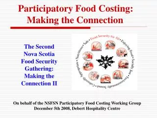 Participatory Food Costing: Making the Connection