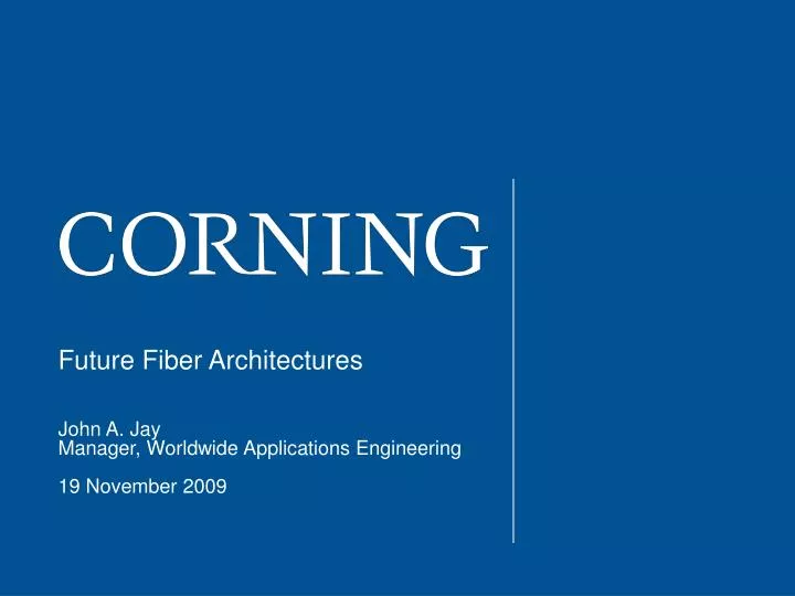 future fiber architectures