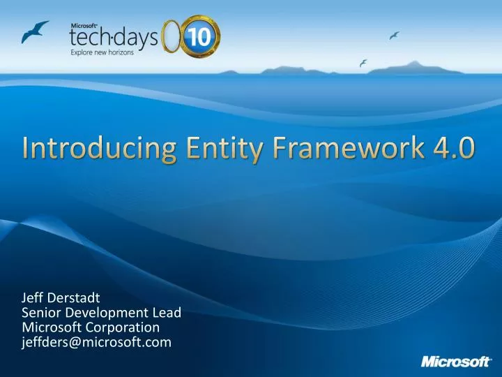 introducing entity framework 4 0