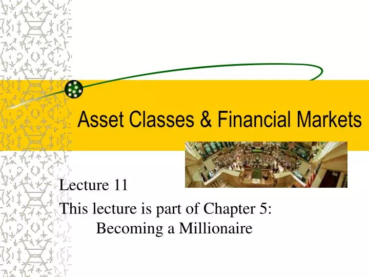 asset classes financial markets