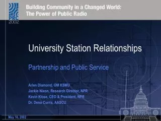 University Station Relationships