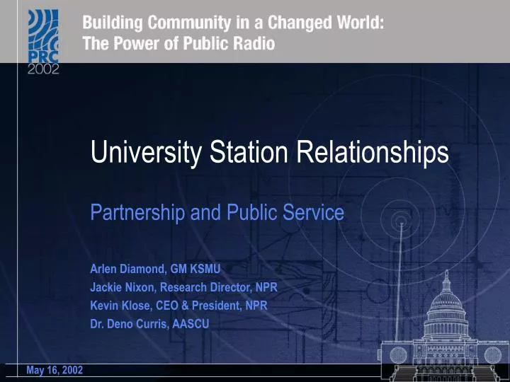 university station relationships