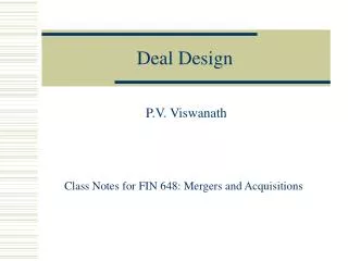 Deal Design