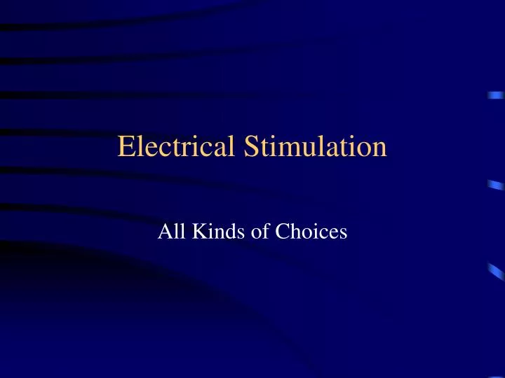 electrical stimulation
